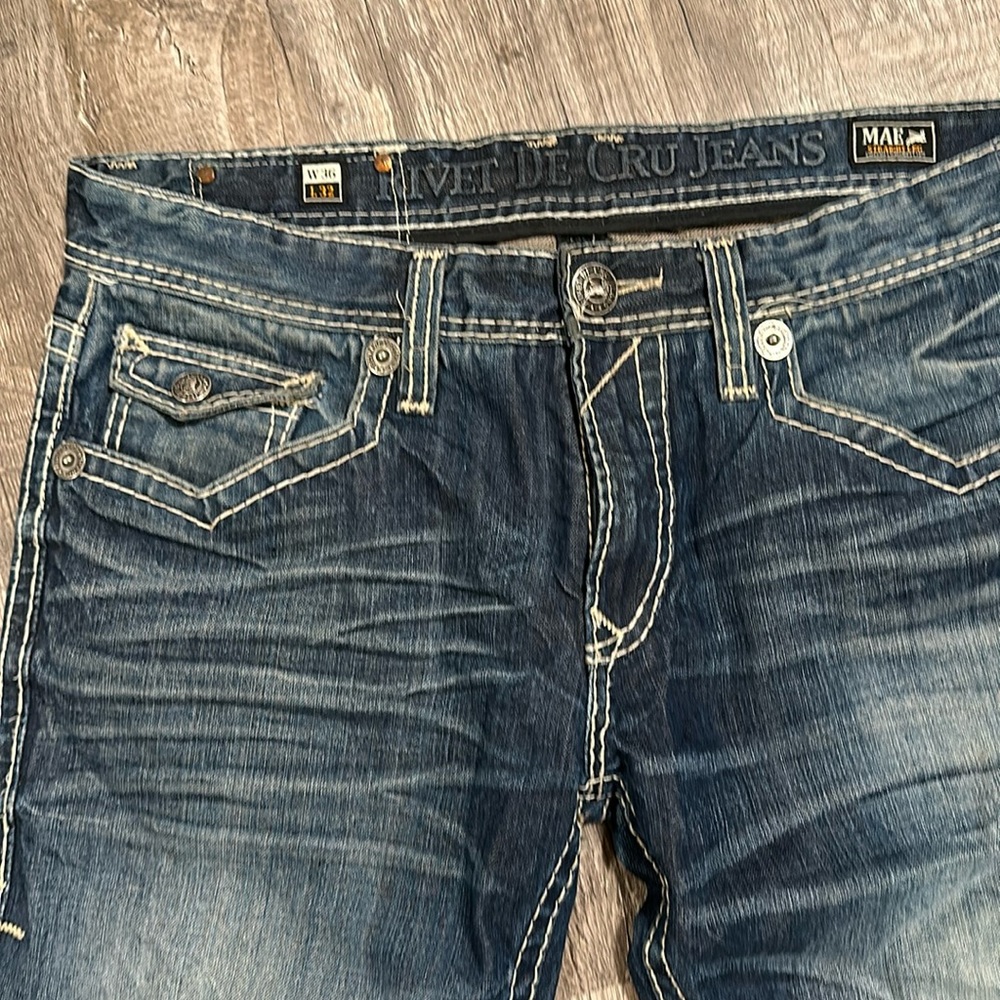 Rivet cru straight jeans